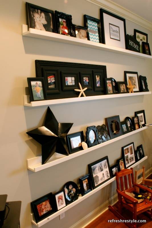 Gallery shelves