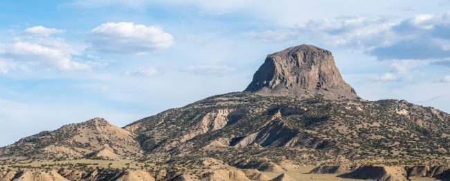 rock bluff in New Mexico
